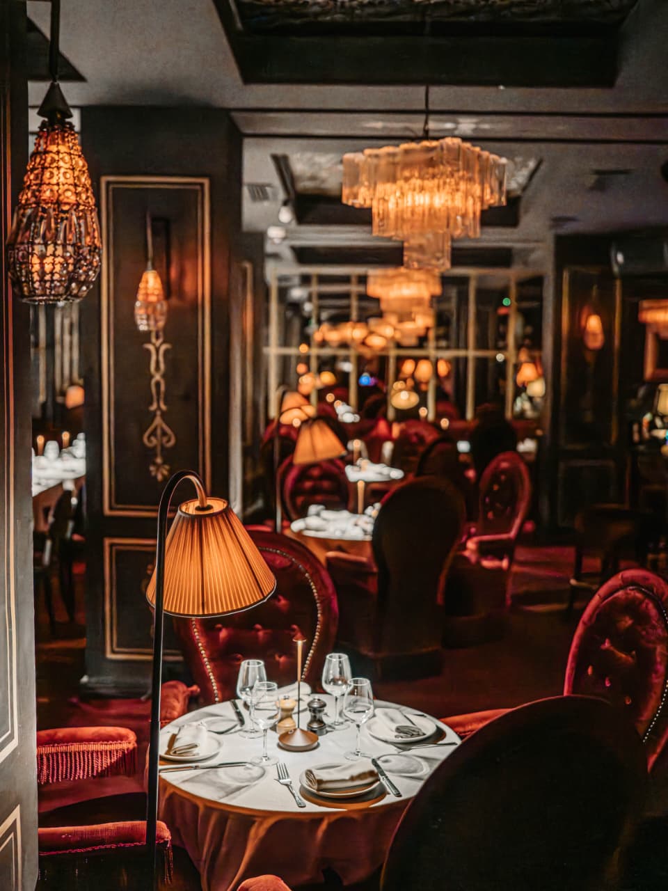 Discreet dining destination for celebrities and VIPs at an international restaurant in Marrakech