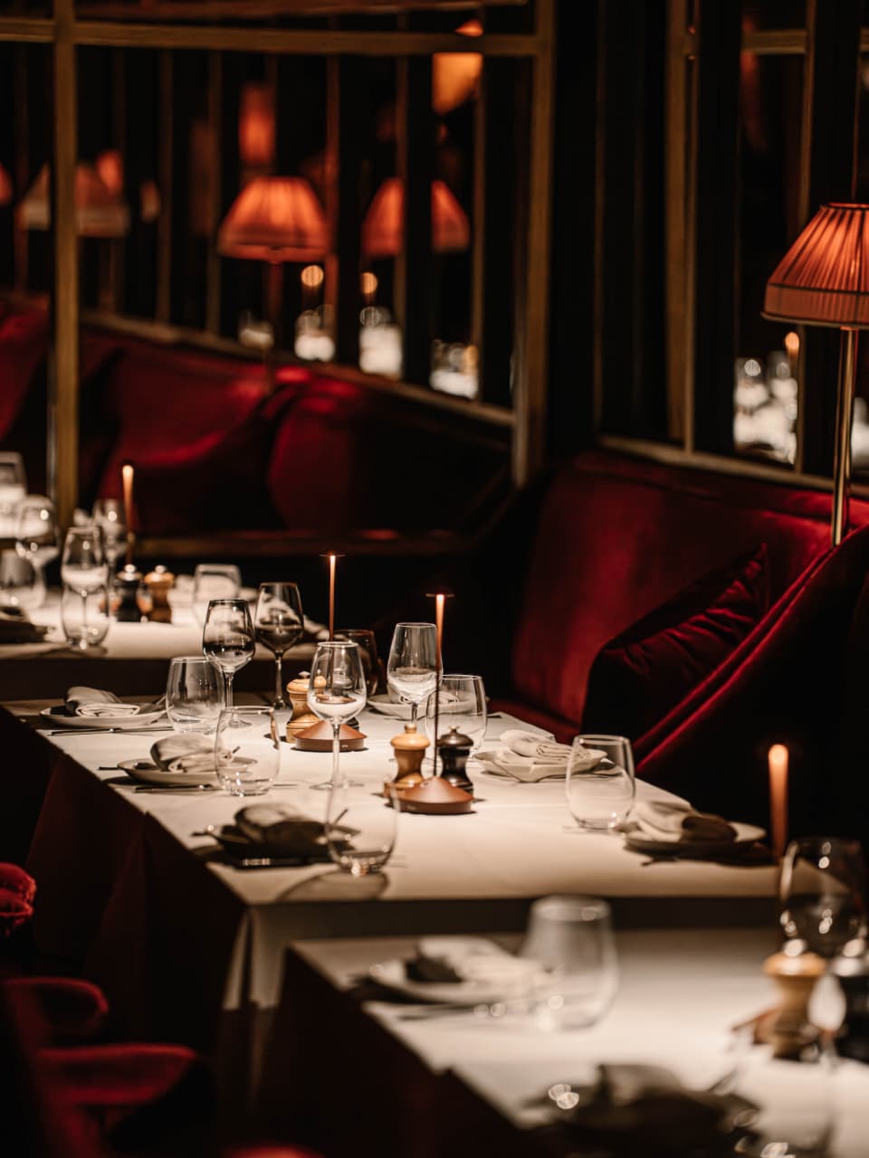 High-end international restaurant in Marrakech featuring an extensive global wine list