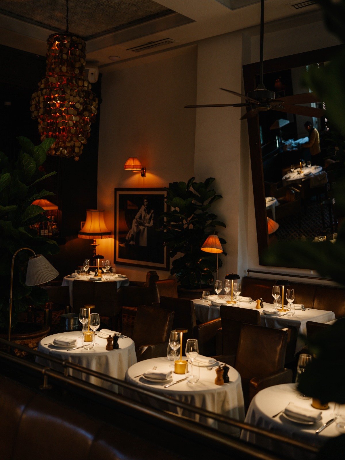 Interior view of Le Palace, a world-class international restaurant highly recommended by concierges